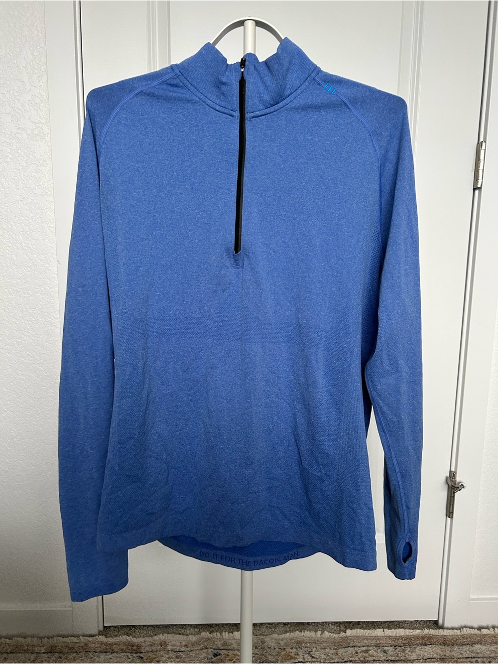 Lululemon Athletica Men’s Blue Half-Zip Performance Top